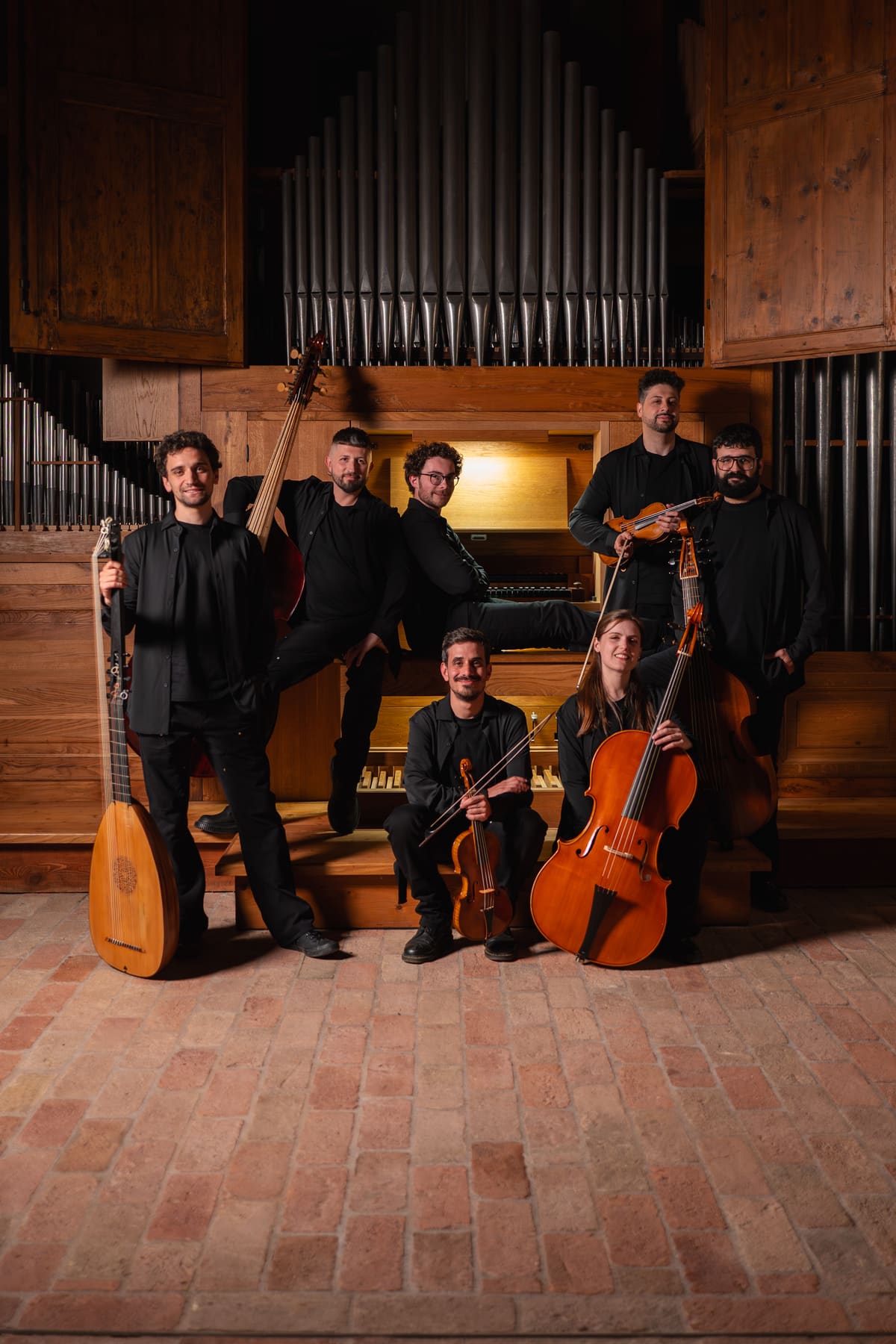 Ritratto di gruppo dei musicisti di Cantar Segreto